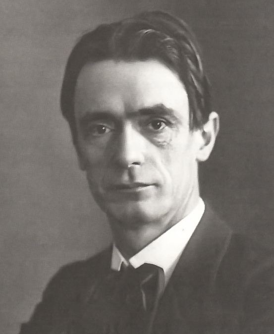 Porträt Rudolf Steiners um 1905, Brustbild mit dunklem Anzug
